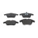 Brake pad set, disc brake FDB5271 Ferodo