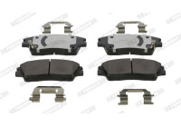 Brake pad set, disc brake FDB5274 Ferodo