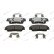 Brake pad set, disc brake FDB5274 Ferodo