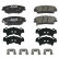 Brake pad set, disc brake FDB5274 Ferodo