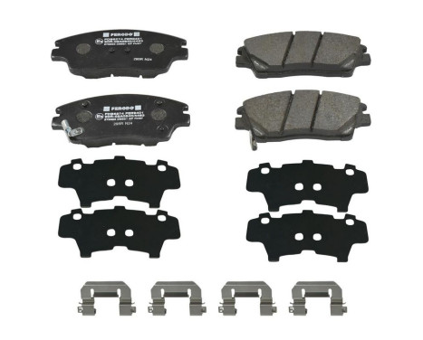 Brake pad set, disc brake FDB5274 Ferodo
