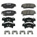 Brake pad set, disc brake FDB5274 Ferodo
