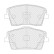 Brake pad set, disc brake FDB5277 Ferodo