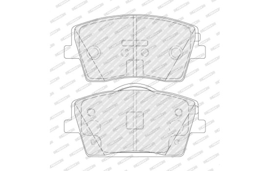 Brake pad set, disc brake FDB5277 Ferodo, Image 2