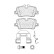 Brake pad set, disc brake FDB5278 Ferodo