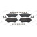 Brake pad set, disc brake FDB5279 Ferodo