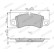 Brake pad set, disc brake FDB5280 Ferodo, Thumbnail 3
