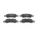 Brake pad set, disc brake FDB5280 Ferodo