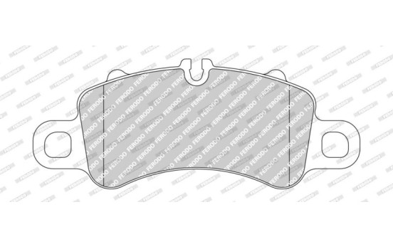 Brake pad set, disc brake FDB5280 Ferodo, Image 2