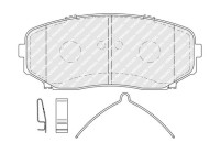 Brake pad set, disc brake FDB5285 Ferodo