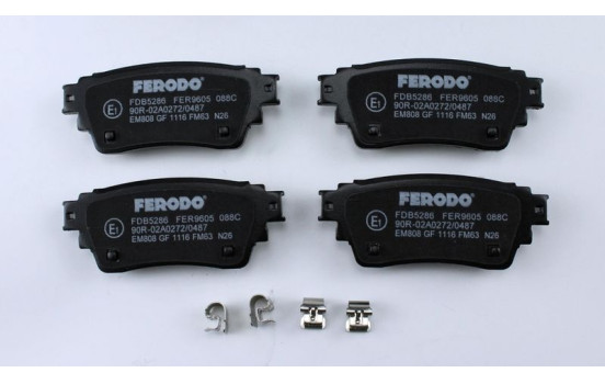 Brake pad set, disc brake FDB5286 Ferodo, Image 2