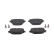 Brake pad set, disc brake FDB5287 Ferodo