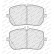 Brake pad set, disc brake FDB5288 Ferodo, Thumbnail 2