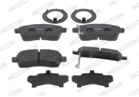 Brake pad set, disc brake FDB5289 Ferodo