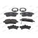 Brake pad set, disc brake FDB5289 Ferodo