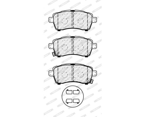 Brake pad set, disc brake FDB5289 Ferodo, Image 2