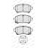Brake pad set, disc brake FDB5289 Ferodo, Thumbnail 2
