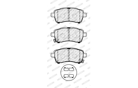 Brake pad set, disc brake FDB5289 Ferodo, Image 2