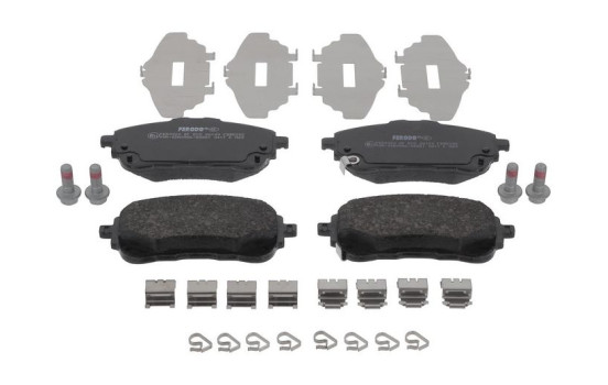 Brake pad set, disc brake FDB5292 Ferodo