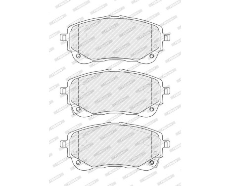 Brake pad set, disc brake FDB5292 Ferodo, Image 2