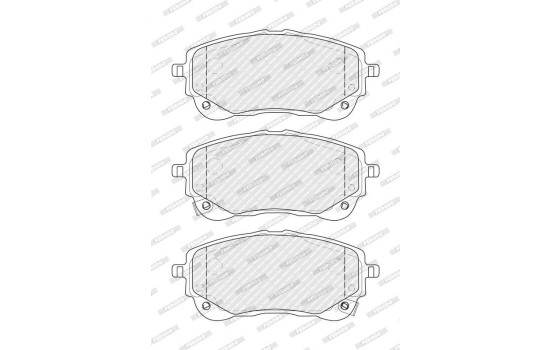 Brake pad set, disc brake FDB5292 Ferodo, Image 2