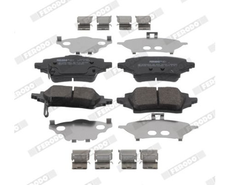 Brake pad set, disc brake FDB5293 Ferodo
