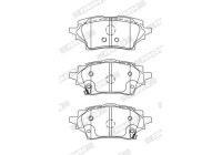 Brake pad set, disc brake FDB5293 Ferodo