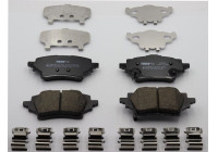 Brake pad set, disc brake FDB5293 Ferodo