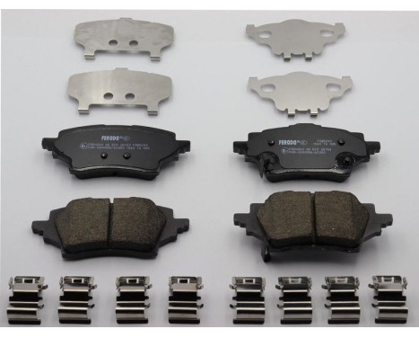 Brake pad set, disc brake FDB5293 Ferodo