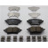 Brake pad set, disc brake FDB5293 Ferodo