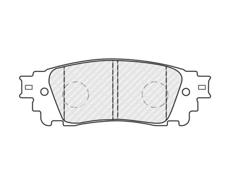 Brake pad set, disc brake FDB5297 Ferodo, Image 2