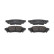 Brake pad set, disc brake FDB5297 Ferodo