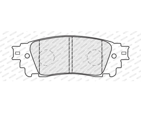 Brake pad set, disc brake FDB5297 Ferodo, Image 2