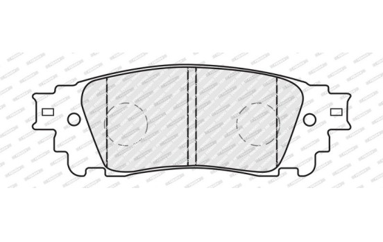 Brake pad set, disc brake FDB5297 Ferodo, Image 2