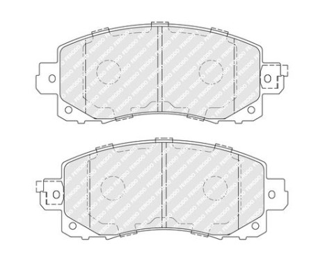 Brake pad set, disc brake FDB5299 Ferodo, Image 2