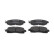 Brake pad set, disc brake FDB5299 Ferodo