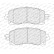 Brake pad set, disc brake FDB5299 Ferodo, Thumbnail 2