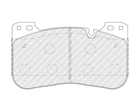 Brake pad set, disc brake FDB5301 Ferodo, Image 2