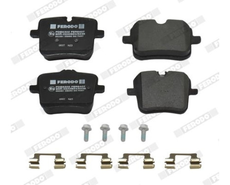 Brake pad set, disc brake FDB5302 Ferodo, Image 3