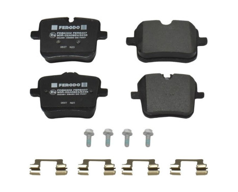 Brake pad set, disc brake FDB5302 Ferodo