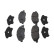 Brake pad set, disc brake FDB5303 Ferodo, Thumbnail 3