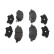 Brake pad set, disc brake FDB5303 Ferodo, Thumbnail 5