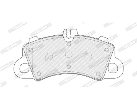 Brake pad set, disc brake FDB5306 Ferodo, Image 2