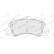Brake pad set, disc brake FDB5306 Ferodo, Thumbnail 2
