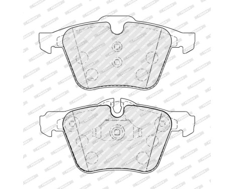 Brake pad set, disc brake FDB5307 Ferodo, Image 2