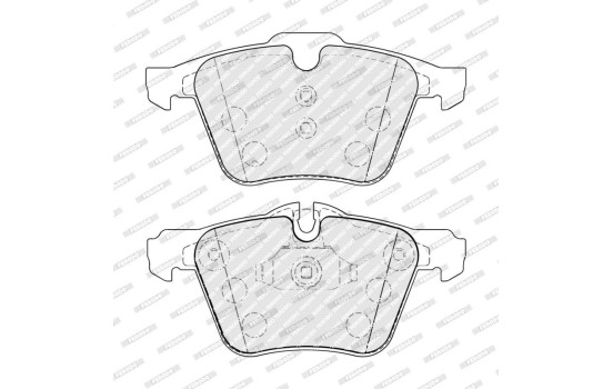 Brake pad set, disc brake FDB5307 Ferodo, Image 2