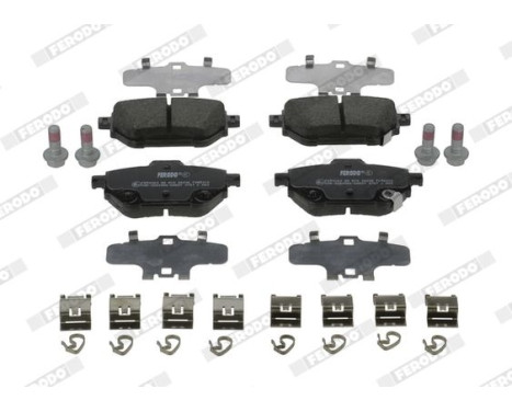 Brake pad set, disc brake FDB5316 Ferodo