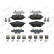 Brake pad set, disc brake FDB5316 Ferodo