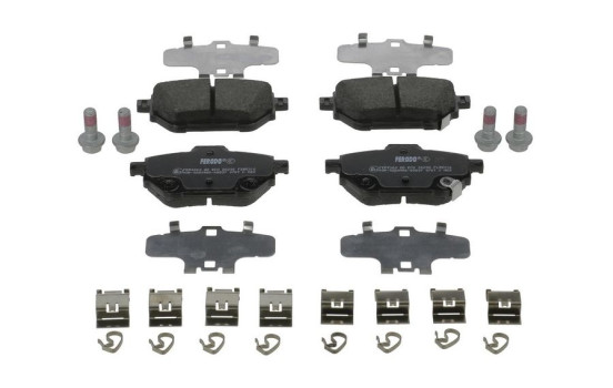 Brake pad set, disc brake FDB5316 Ferodo