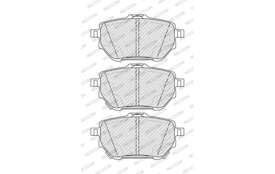 Brake pad set, disc brake FDB5316 Ferodo, Image 2